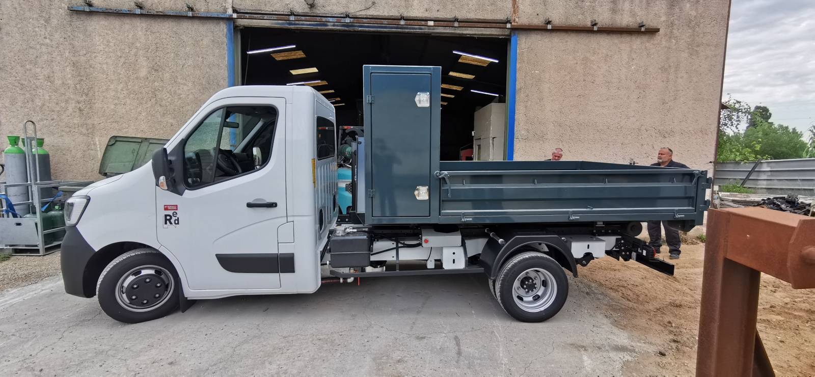 Benne coffre à outils intégré classe 1