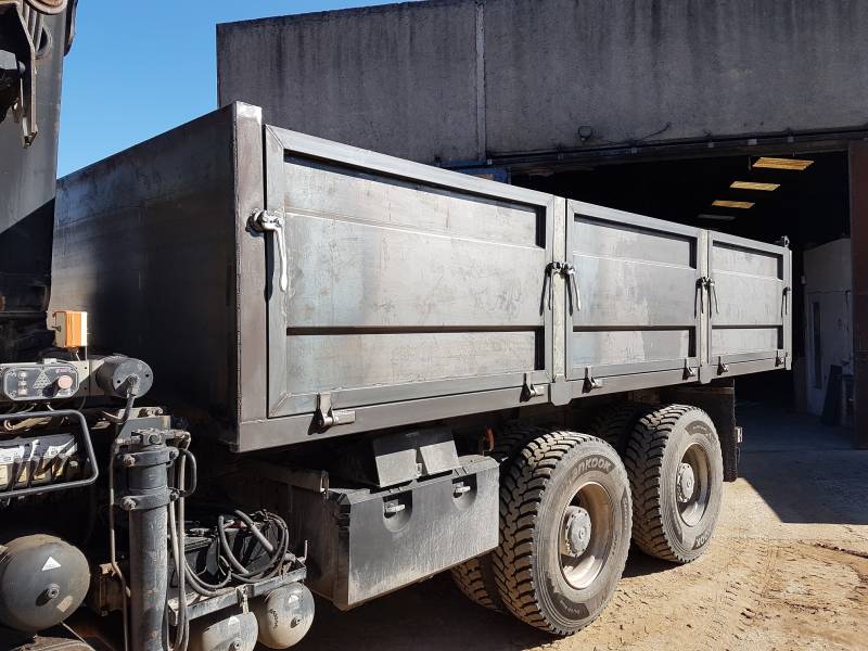 construction de benne acier fixe pour camion travaux publics Gap hautes Alpes