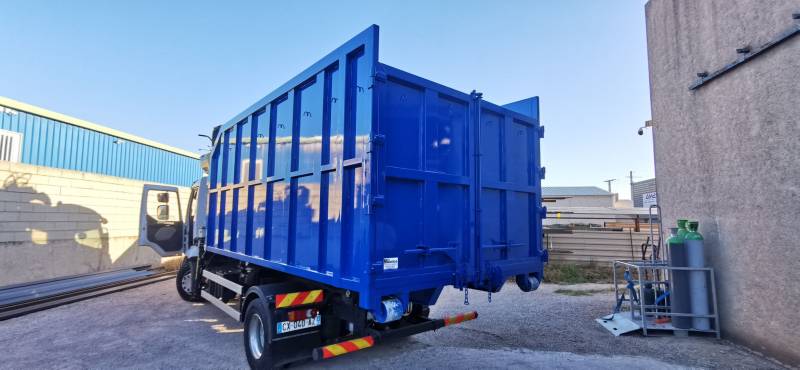 Vente de caisson ferrailleur fabriqué au Muy dans le Var