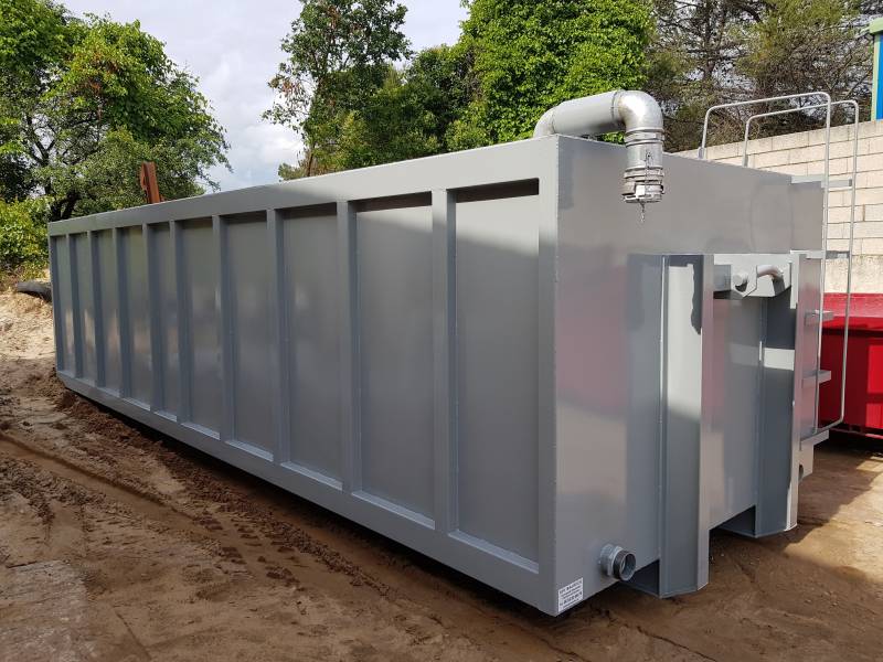 caisson fermé pour filtration de liquide dans le Gard