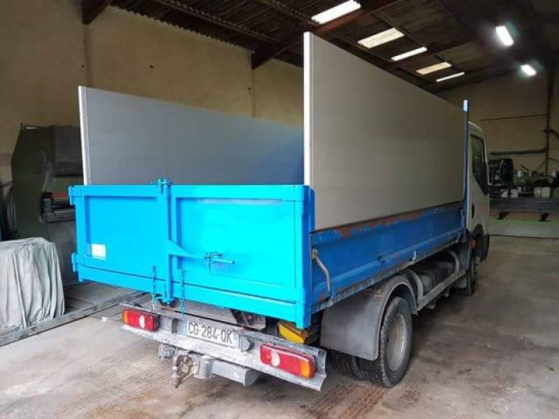 pose réhausse ridelles alu